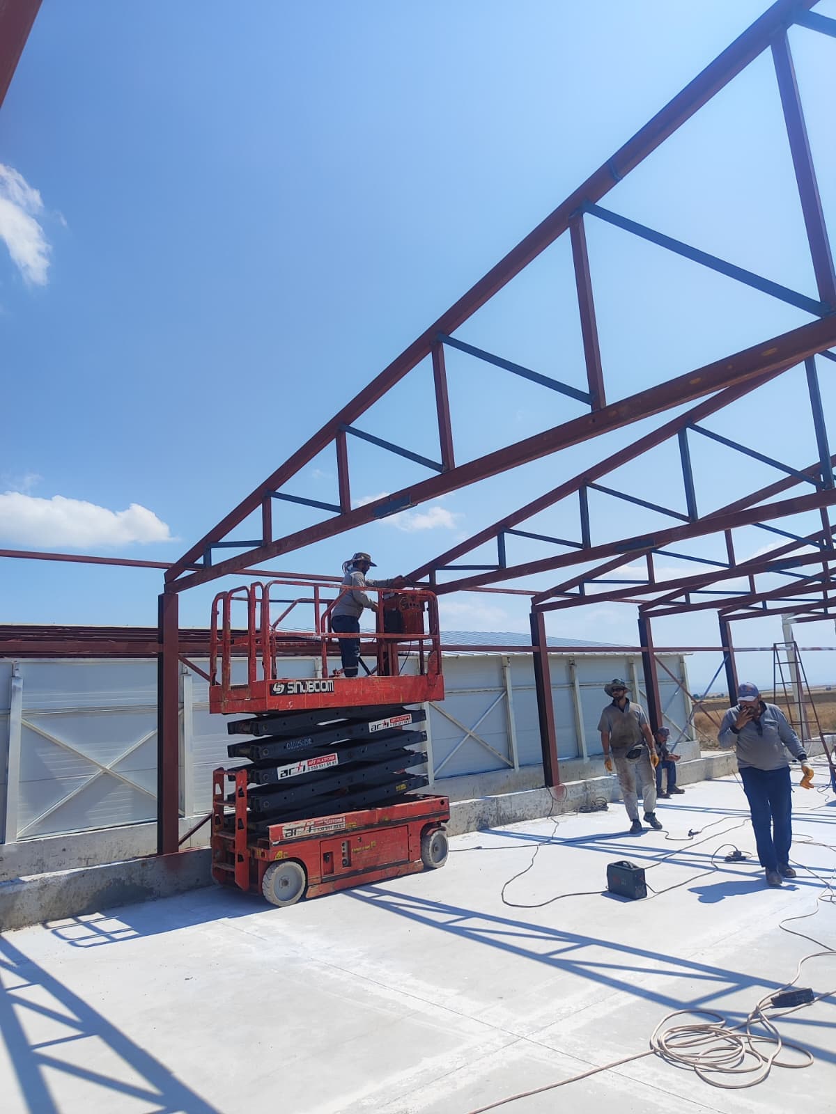Afyon Enerji Tesisleri ve Tarım Sanayi Platform Kiralama saha çalışması
